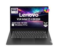 Lenovo V14 Gen 4 Business Laptop (14" FHD Anti-Glare, Intel 10-Core i7-13620H, 40GB RAM, 1TB SSD), Webcam with Privacy Shutter, Ethernet, Wi-Fi 6, HDMI, Bluetooth, Win 11 Pro w/ Copilot, Black