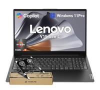 Lenovo V15 15.6" FHD Business Laptop, AMD Ryzen 5 7430U, 24GB RAM+512GB SSD | for Business & Student, Full-Size Keyboard with Numeric Keypad, Wi-Fi 6, Windows 11 Pro w/Copilot,Webcam w/Shutter, w/Cooler
