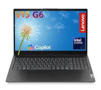 Lenovo V15 15.6" FHD Laptop Computer for Business and Home, 2026 Copilot AI, Intel N-Series Quad-Core Processor, 8GB DDR5 RAM, 256GB SSD, Wi-Fi 6, RJ-45, HDMI, Fast Charging, Windows 11 Home, Black