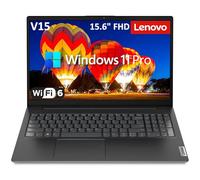 Lenovo V15 Business Laptop Computer, 15.6" FHD Display, Intel Dual-Core CPU, 16GB DDR4 RAM, 256GB PCIe SSD, WiFi 6, Bluetooth 5.2, RJ-45, Type-C, HDMI, Numeric Keypad, Black, Windows 11 Pro, Tichang