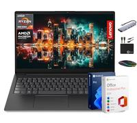 Lenovo V15 Flagship Laptop for 2025 Business Student, 15.6” FHD Display, 8-Core AMD Ryzen 7 CPU, 24GB RAM + 1TB Storage (512GB SSD + 500GB Ext), RJ45, MarxsolAccessory, Lifetime MS Office, Win 11 Pro