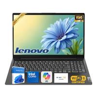 Lenovo V15 G2 Laptop, 15.6" FHD, Intel 4-Core N6000, 16GB RAM, 1TB Storage (512GB SSD + 512GB External), WiFi 6, RJ-45, HDMI, for Student & Business, Windows 11 Pro, Black, WOWPC 3-in-1 Bundle