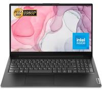 Lenovo V15 G2 Laptop, 15.6" FHD Screen, Intel N4500 Processor, 32GB RAM, 1TB SSD, Webcam, HDMI, Wi-Fi, Windows 11 Home, Black