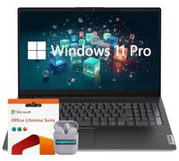 Lenovo V15 G4 Business Laptop Computer, 15.6" FHD Laptop 40GB RAM 2TB SSD, AMD Ryzen 7 7730U Processor, Windows 11 Pro with Microsoft Office Lifetime Suite, SageNova Earphones, Business Black
