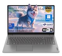Lenovo V15 G4 15.6" Business Laptop, FHD Anti-Glare Display, Intel 10-Core i7-13620H (Beat Ultra 7 255U),24GB RAM, 2TB SSD, WiFi 6, Bluetooth 5.2, Windows 11 Home, with 5ave 6-in-1 Accessory Kit