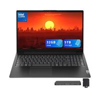 Lenovo V15 Gen 5 15.6" FHD Laptop, Intel Core 7 240H, 32GB DDR5, 5TB Storage(4TB SSD+1TB Docking Station Set), Intel Graphics, Numeric Keypad, HD Webcam, Wi-Fi 6, Win 11, Black