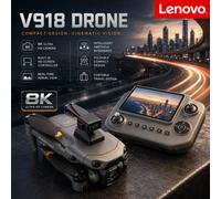 Lenovo V918 3S GPS Drone 8K Professional Camera FPV Brushless Motor Laser Obstacle Avoidance Foldable Screen Remote Control UAV Grey-8K-battery-1