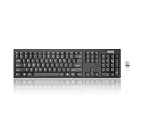 Lenovo - Wireless Compact Keyboard- 100 Cordless Keyboard for PC, Laptop with Windows - Cordless Connection - Silent Key Clicks, Black
