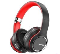 Lenovo Wireless Headphones Over-Ear Stereo Headset with Mic Noise Cancelling