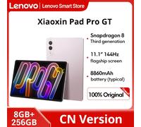 Lenovo Xiaoxin Pad Pro GT Tablet Original CN Version 11.1'' 3.2K LCD 144Hz Display Snapdragon 8 Gen 3 Android 8860mAh Pad PC 8GB 256GB Pink