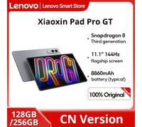 Lenovo Xiaoxin Pad Pro GT Tablet Original CN Version 11.1'' 3.2K LCD 144Hz Display Snapdragon 8 Gen 3 8860mAh Android Pad PC 8GB 256GB Grey