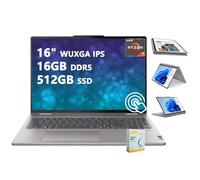 Lenovo Yoga 7 16 2-in-1 AI PC Professional Laptop | 16" WUXGA IPS Touchscreen | AMD Ryzen 7 8840HS | 16GB DDR5 512GB SSD | FHD IR Camera Backlit Keyboard Fingerprint Win11 w/DLCA Accessory
