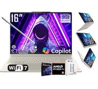 Lenovo Yoga 7 2-in-1 AI PC Copilot Laptop, 16" 2K LCD Touchscreen, AMD Ryzen AI 5 340, AMD Radeon 840M, 16GB LPDDR5X, 512GB SSD, WiFi 7, Backlit KB, Fingerprint, 1080P Webcam, W/128 PSD, Win 11 PRO