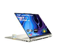 Lenovo Yoga 7 2-in-1 Copilot+ AI PC Laptop | 14" WUXGA OLED Touch (100% DCI-P3) | AMD Ryzen AI 5 340 (Up to 50 Tops) | 16GB DDR5 512GB SSD | for Creator Business Professional Win11 w/DLCA Accessory