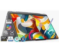 Lenovo Yoga 7 AI 2-in-1 Touch Laptop, 14" WUXGA, AMD Ryzen 7 8640HS (Beat i7-1360P), LPDDR5 6400MHz, Backlit KB, FP Reader, Keypad, USB-C, Wi-Fi 6, HDMI, Win11 W/Pen (8GB RAM | 1TB SSD)