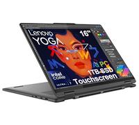 Lenovo Yoga 7i 2-in-1 16" Copilot+ Extra-Long Battery Life 16" WUXGA FHD+ Touch Display 16GB Memory 1TB Storage Intel Core Ultra 7 155U 12-core Processor Windows 11 Home, Gray