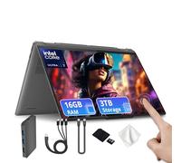 Lenovo Yoga 7i 2-in-1 16" WUXGA Touchscreen Laptop, Intel Ultra 7 155U, 16GB LPDDR5X, 3TB Storage(2TB SSD&1TB Docking), Fingerprint Reader, Backlit Keyboard, WiFi 6E, Win 11, Grey