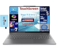 Lenovo Yoga 7i 2-in-1 AI Copilot + Laptop 16.0" 2K Touchscreen Display (Intel Ultra 5 Series 2, 16GB LPDDR5X, 512GB M.2 PCIe SSD, Backlit KB, Fingerprint, 2 TB 4, Win 11 Pro) w/DKZ USB Port Expander