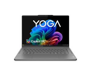 Lenovo Yoga 9i 2-in-1 Aura Edition Laptop | Copilot+ PC AI | 14" WQUXGA OLED Touch Display | Intel Core Ultra 7 | 32GB RAM | 1TB SSD | Intel Arc 140V Graphics | Windows 11 Home | QWERTZ | Luna