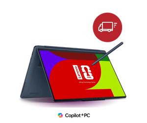 Lenovo Yoga 9i 2-in-1 Gen 11 Aura Edition 14 Intel Intel Core Ultra 7 355 Processor LPE-cores up to 3.50 GHz P-cores up to 4.70 GHz, Windows 11 Home 64, 1 TB SSD M.2 2242 PCIe Gen4 QLC - 83SECTO1WWGB1