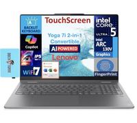 Lenovo Yoga AI Powered 2-in-1 Laptop 16.0" Touchscreen IPS WUXGA Display (Intel Ultra 5-226v, 16GB LPDDR5X, 512GB M.2 PCIe SSD, Win 11 Pro) w/MS 365 Personal, DKZ USB Port Expander