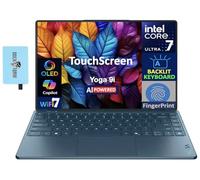 Lenovo Yoga AI Powered Laptop 14.0" Touchscreen OLED 4K Display (Intel Ultra 7-258V, 32GB LPDDR5X, 2TB M.2 PCIe SSD, Intel Arc 140V, Backlit KB, Fingerprint, Win 11 Pro) w/DKZ USB Port Expander