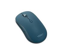 Lenovo Yoga Bluetooth Silent Mouse, 3 Level DPI Adjustment, 36 Month Battery Life, Bluetooth 5.3, 3 Device Paring, Whisper Quiet, Programmable Buttons, Smooth Finish, Tidal Teal