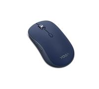 Lenovo Yoga Bluetooth Silent Mouse, 3 Level DPI Adjustment, 36 Month Battery Life, Bluetooth 5.3, 3 Device Paring, Whisper Quiet, Programmable Buttons, Smooth Finish, Cosmic Blue