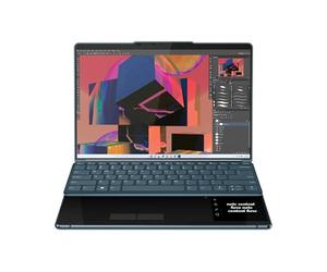 Lenovo Yoga Book 9 Gen 8 13.3" 2.8K OLED Convertible Dual Touch Screen Laptop (Intel Core i7-1355U, 16GB RAM, 1TB SSD, Wi-Fi 6E, Win 11 Home), Spanish QWERTY Keyboard, Tidal Teal