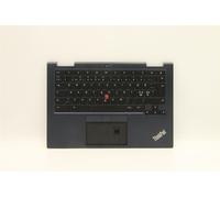 Lenovo Yoga C13 Gen 1 Palmrest Cover Keyboard Nordic Blue Backlit 5M11A36957