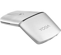 Lenovo Yoga Mouse, Silver, Ultra Slim 13.5 mm, 180 Degree Rotatable Hinge, 2.4G or Bluetooth 4.0 Wireless Connection, Multilayer Adaptive Touchpad, Rechargeable Battery, GX30K69568