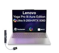 Lenovo Yoga Pro 9i Aura Edition Creator Laptop 16.0" Touchscreen OLED 3.2K Display (Intel Ultra 9-285H, 32GB LPDDR5X, 1TB M.2 PCIe SSD, GeForce RTX 5060, Win 11 Pro) w/DKZ USB Port Expander