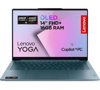 Lenovo Yoga Slim 7 14AKP10 Laptop | Copilot+ PC | 14" 2K WUXGA OLED Display | AMD Ryzen AI 5 340 | 16GB RAM | 512GB SSD | AMD Radeon Graphics | Windows 11 | Tidal Teal
