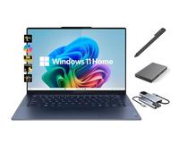 Lenovo Yoga Slim 7X 3K OLED Touchscreen Laptop, 14.5" 1000 nits Display, Snapdragon X Elite 12-Core NPU Copilot+ PC, 16GB RAM, 512GB SSD + 500GB Portable Drive, WiFi 7, Backlit, Stylus Pen, Win 11