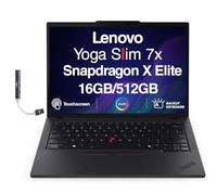 Lenovo Yoga Slim 7X Copilot PC Laptop 14.5" Touchscreen OLED 3K 1000 nits Display (Snapdragon X Elite X1E-78-100, 16GB LPDDR5X, 512GB SSD, Backlit KB, WiFi 7, Win 11 Pro) w/DKZ USB Port Expander