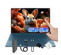 Lenovo Yoga Slim 9i 14" 4K OLED Touch Laptop, Intel Ultra 7 258V, 32GB RAM, 3TB Storage(2TB SSD&1TB Docking Station), Intel Arc Graphics, Backlit Keyboard, Copilot+PC, Fingerprint, Win 11, Tidal Teal