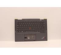 Lenovo Yoga X1 7th Keyboard Palmrest Top Cover German Grey 5M11H45772
