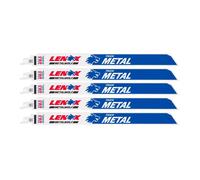 Lenox Metalwolf Wave Edge Reciprocating Saw Blade 305 X 25 X 1.07Mm 14 Tpi (Pack 5) 2018412114R