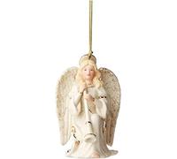 Lenox 2022 Heavenly Angel Ornament, Porcelain, Ivory, 0.45
