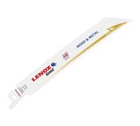 Lenox 21064610GR Reciprocating Saw Blade Power Arc 10 Teeth, 0 V, White/Gold, Set of 5 Piece