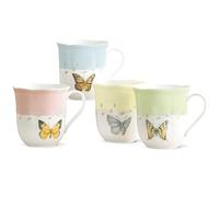 Lenox 773903 Butterfly Meadow 4-Piece Mug Set, Multicolor, 1.85 LB