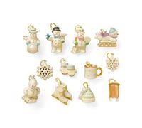 Lenox 828202 Snow Pals 12 Piece Ornament Set