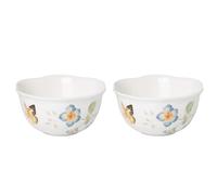 Lenox 890914 Butterfly Meadow 2-Piece Dessert Bowl Set, Porcelain, Blue