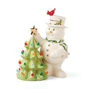 Lenox 894906 Happy Holly Days Snowman Lit Figurine
