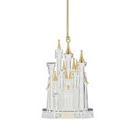Lenox 895766 2024 Silverplated Disney Castle Metal Ornament, Christmas