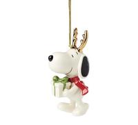 Lenox 895787 Snoopy with Gift Ornament, Christmas