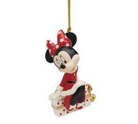 Lenox 895792 2024 Minnie Mouse Sitting On A Gift Ornament