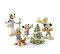 Lenox 897079 Disney Winter Fun 5-Piece Figurine Set, Christmas & Holiday Decor