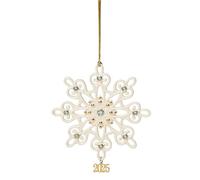 Lenox 897115 2025 Gemmed Snowflake Ornament