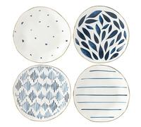 Lenox Blue Bay 4-Piece Tidbit Plate Set, 2.10 LB